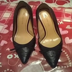 Anne Klein Akraven Leather Heels